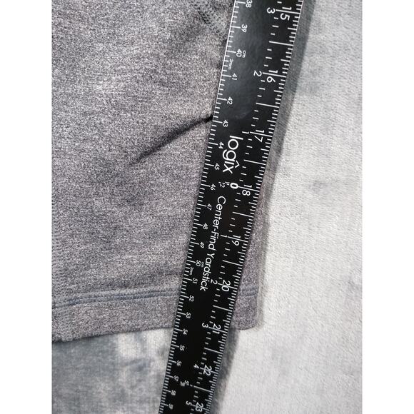 Lululemon Womens Leggings Pace Rival Crop 21" Size 8 Gray Black Side Pockets - Picture 13 of 15